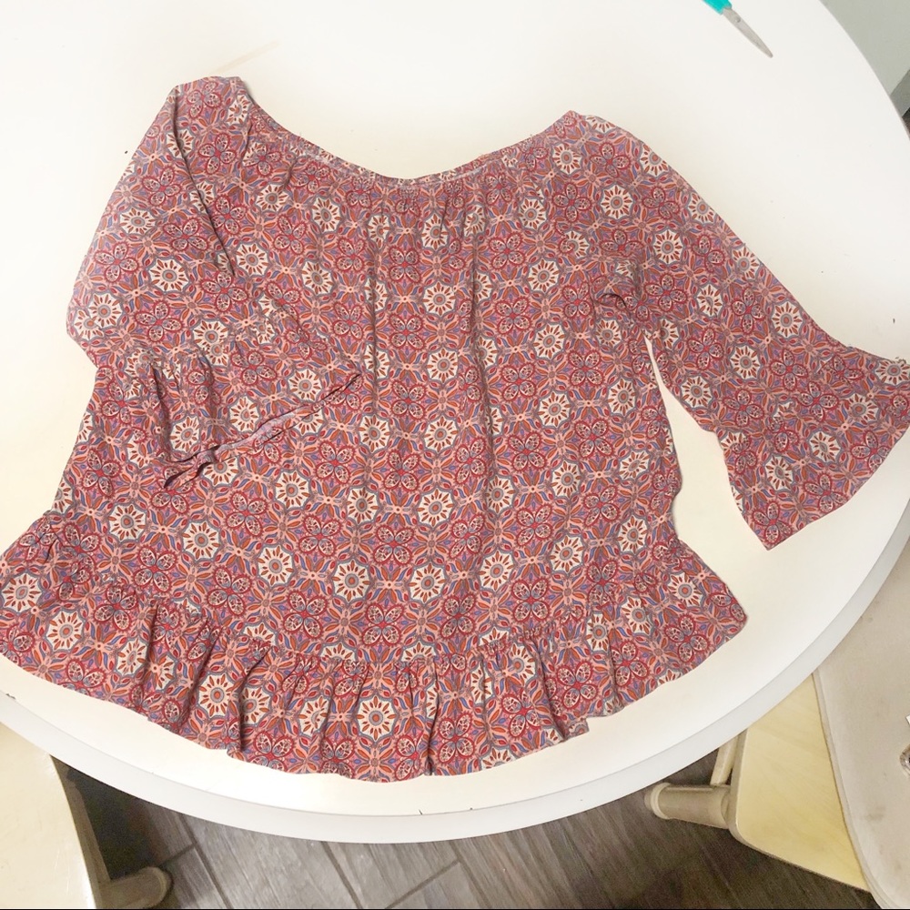 Sanctuary Women’s flared Top Sz L
